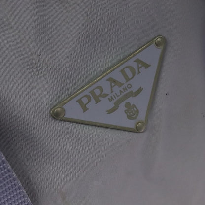 Prada PRADA Boston Bag Nylon Purple Silver Authentic 115876