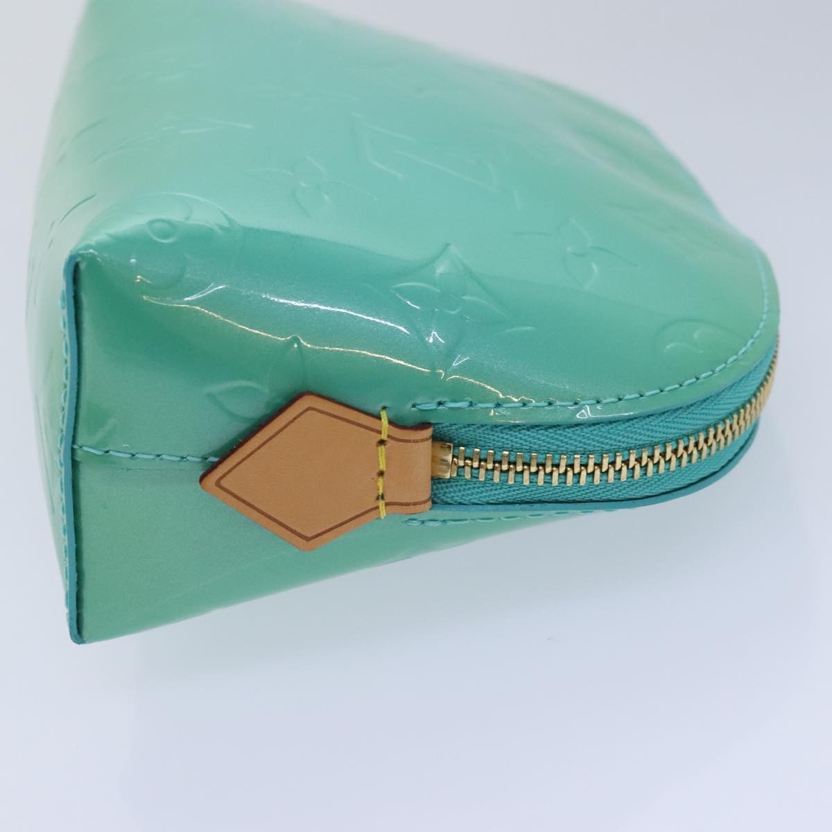 Louis Vuitton LOUIS VUITTON Monogram Vernis Pochette CosmeticPouch Tyu Luco Words Authentic 91172V Bag