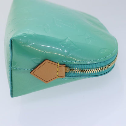 Louis Vuitton LOUIS VUITTON Monogram Vernis Pochette CosmeticPouch Tyu Luco Words Authentic 91172V Bag