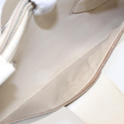 Louis Vuitton LOUIS VUITTON Epi Boring Montaigne GM Hand Bag White Yvoire M5931J LV Authentic 87942