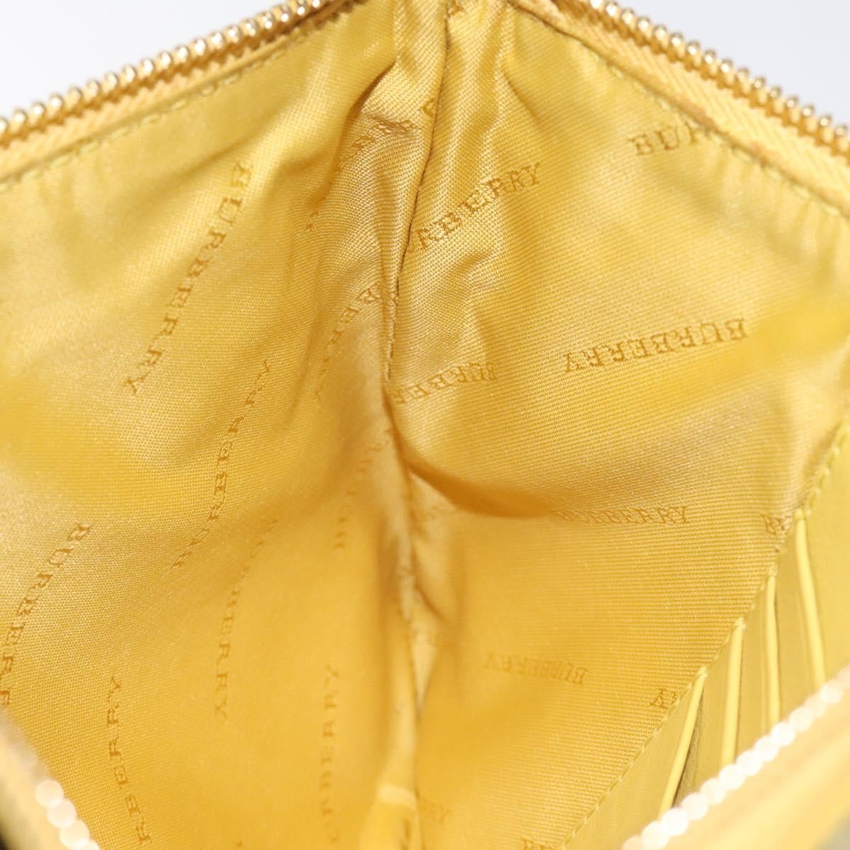 Burberry BURBERRY Nova Check Shoulder Bag Canvas Beige Gold Authentic 114865