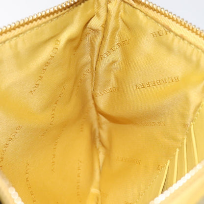Burberry BURBERRY Nova Check Shoulder Bag Canvas Beige Gold Authentic 114865