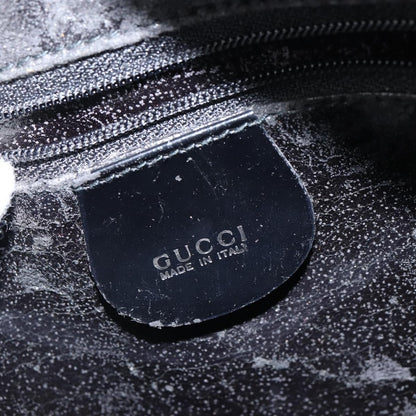 Gucci GUCCI Hand Bag Patent leather Black Silver 000 1274 0505 Authentic ep12647