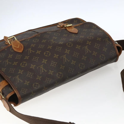 Louis Vuitton LOUIS VUITTON Monogram Gibeciere GM Shoulder Bag M42246 LV Authentic ka2622