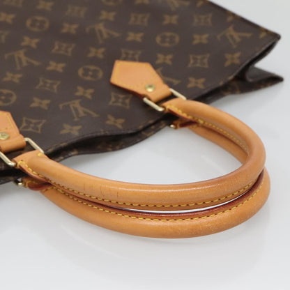 Louis Vuitton LOUIS VUITTON Monogram Sac Plat Hand Bag M51140 LV Authentic 132837