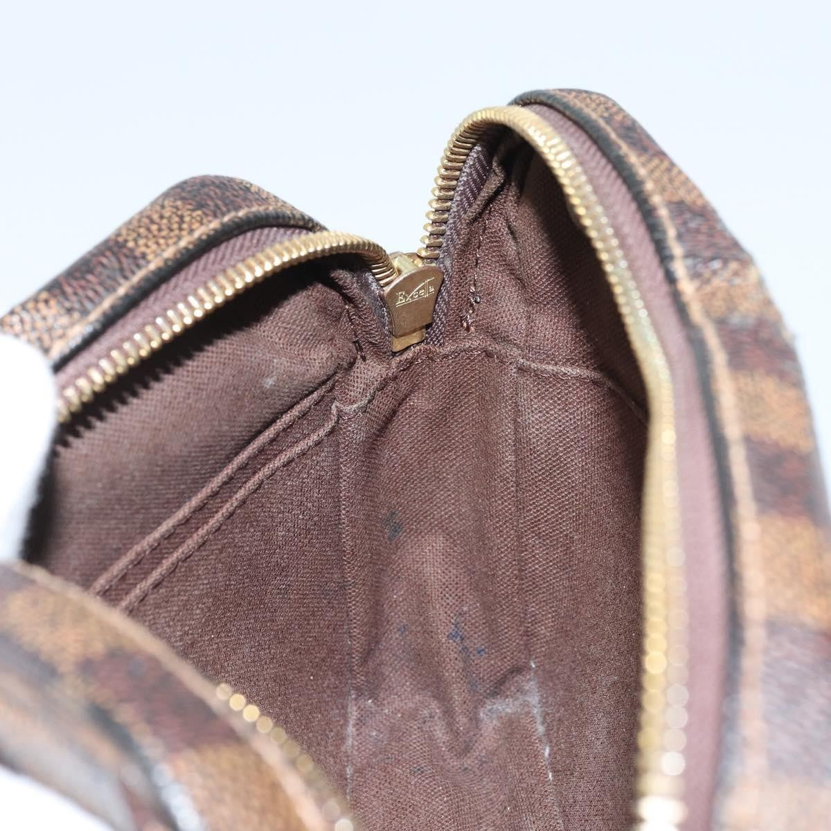 Louis Vuitton LOUIS VUITTON Damier Ebene Pochette Billets Macau Clutch Bag N61739 Authentic BA11690