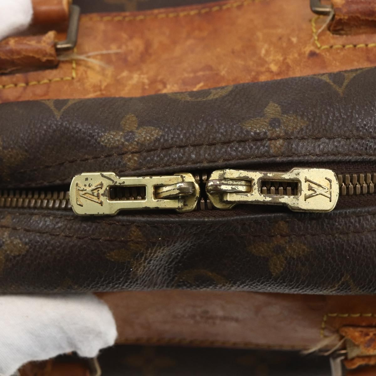 Louis Vuitton LOUIS VUITTON Monogram Deauville Hand Bag M47270 LV Authentic 158279