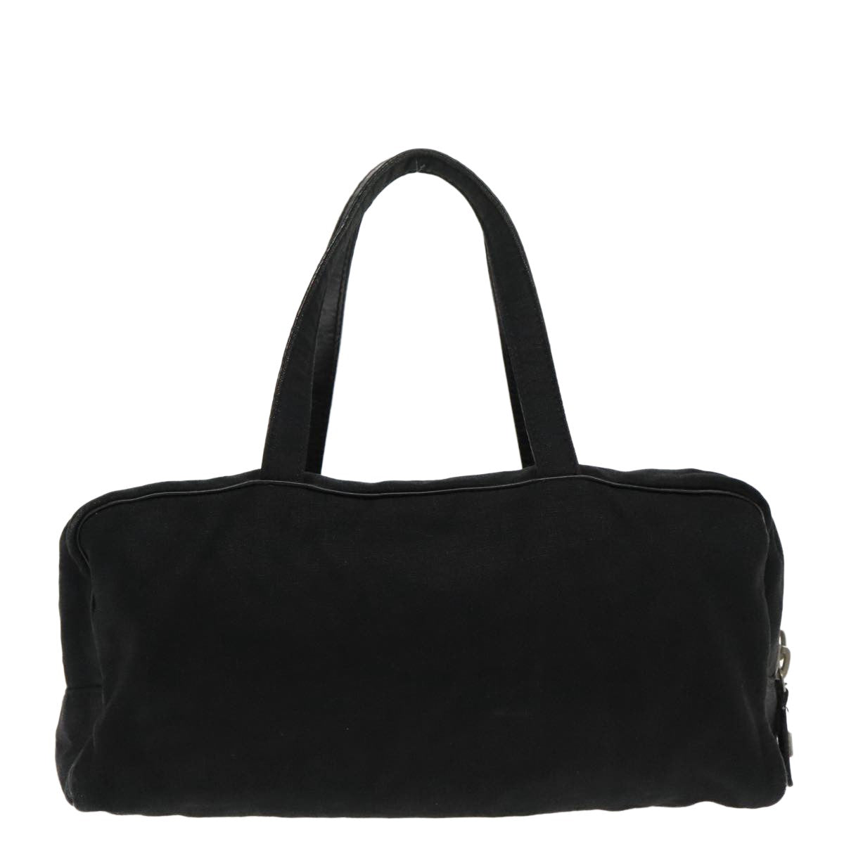 Fendi FENDI Hand Bag Cotton Nylon Black Silver Authentic ti2136
