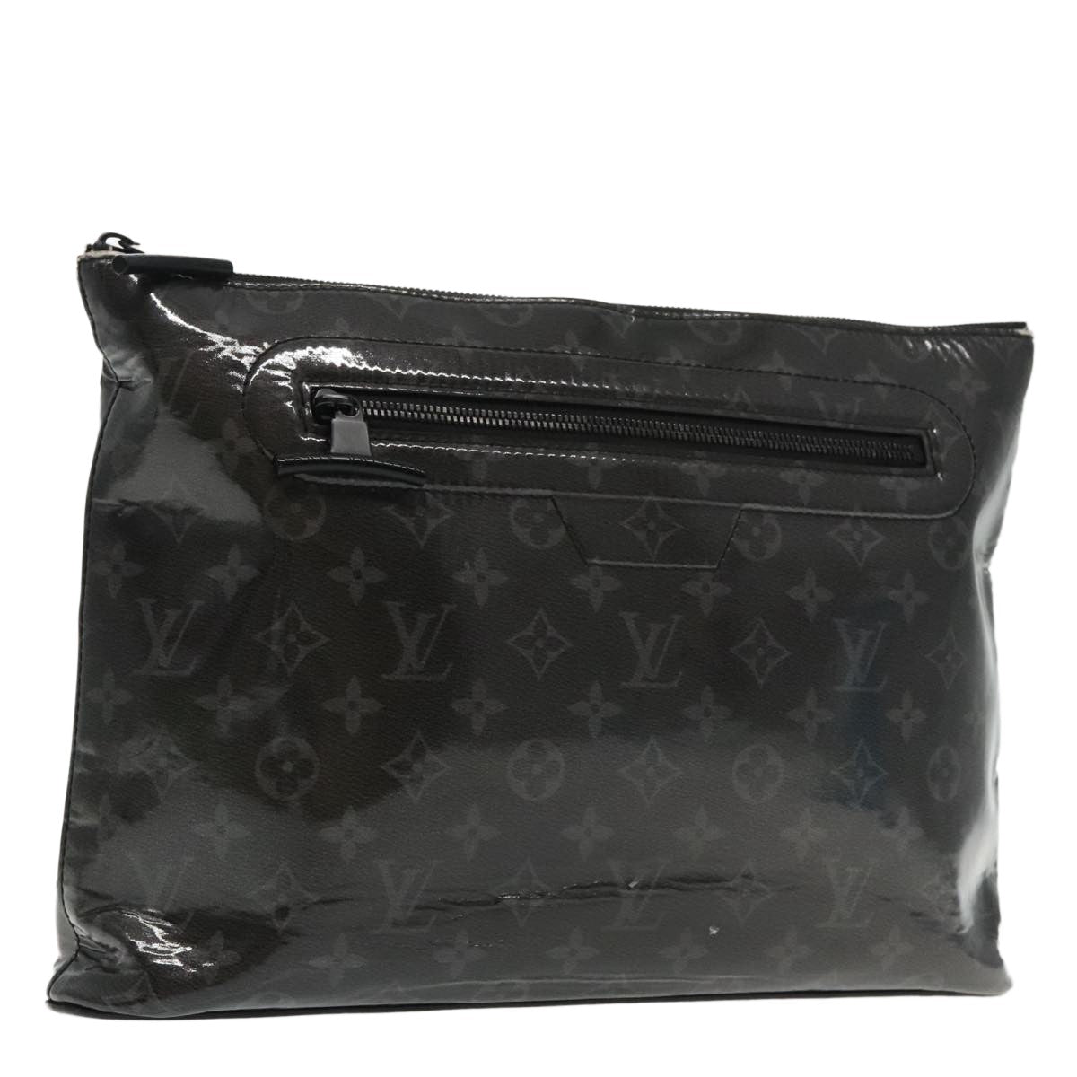 Louis Vuitton LOUIS VUITTON Eclipse Glaze Pochette Cosmos Clutch Bag M63373 LV Authentic 94116