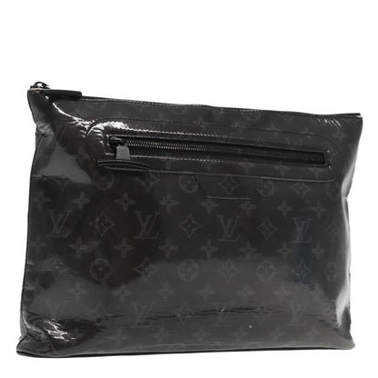 Louis Vuitton LOUIS VUITTON Eclipse Glaze Pochette Cosmos Clutch Bag M63373 LV Authentic 94116