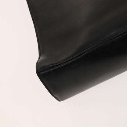 Salvatore Ferragamo Salvatore Ferragamo Gancini Hand Bag Leather 2way Black Gold Authentic BD1703