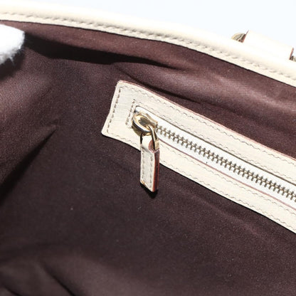 Gucci GUCCI GG Canvas Sherry Line Hand Bag Beige Gold 137396 Authentic ep13635