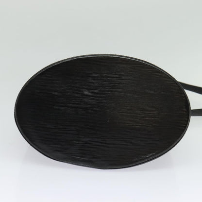 Louis Vuitton LOUIS VUITTON Epi Cluny Shoulder Bag Black M52252 LV Authentic bs24496