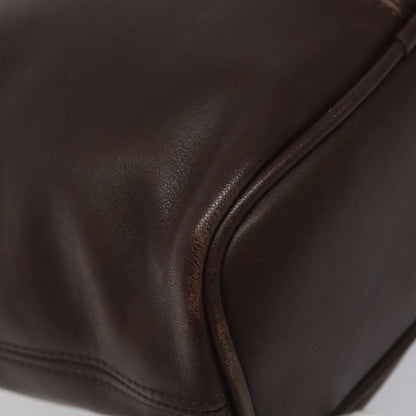 Coach Coach Shoulder Bag Leather Brown gold Authentic am8019