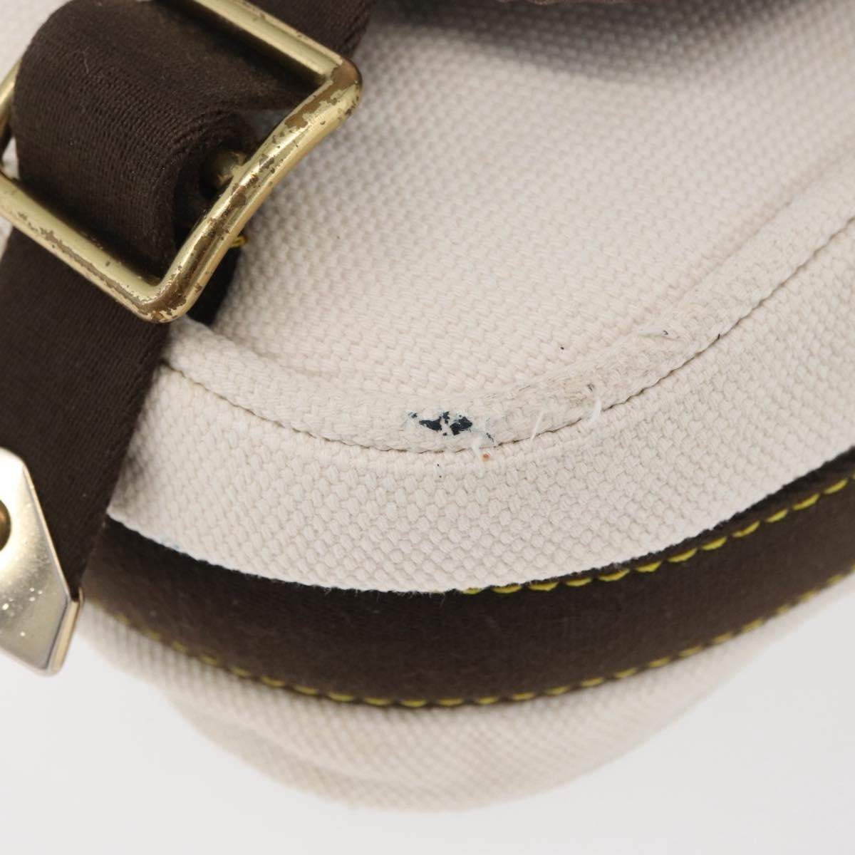 Louis Vuitton LOUIS VUITTON Antigua Buzzus PM Shoulder Bag Beige Brown M40042 LV Authentic bs24988