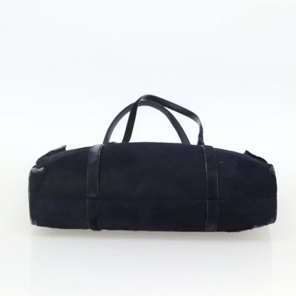 Prada PRADA Tote Bag Harako leather Navy Authentic 167194