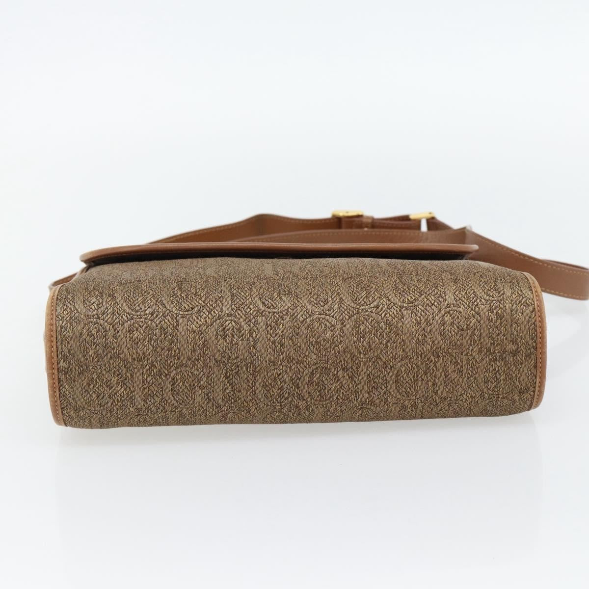 Gucci GUCCI Shoulder Bag Canvas Beige Gold 001 46 0712 Authentic 180722