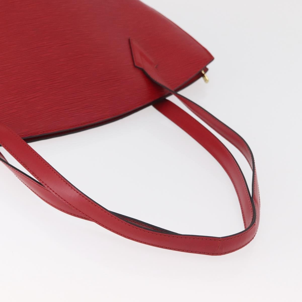 Louis Vuitton LOUIS VUITTON Epi Saint Jacques Shopping Shoulder Bag Red M52277 LV Authentic 182290