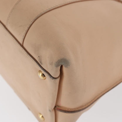 Salvatore Ferragamo Salvatore Ferragamo Gancini Shoulder Bag Leather Pink Gold Authentic 171552
