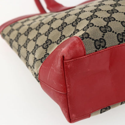 Gucci GUCCI GG Canvas Tote Bag Navy 002 1119 Authentic ep13408