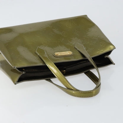 Louis Vuitton LOUIS VUITTON Monogram Vernis Wilshire PM Bag Gris Art Deco M91627 Authentic 146474