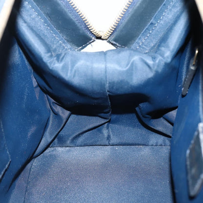 Dior Christian Dior Trotter Canvas Hand Bag Navy Gold Authentic gh760