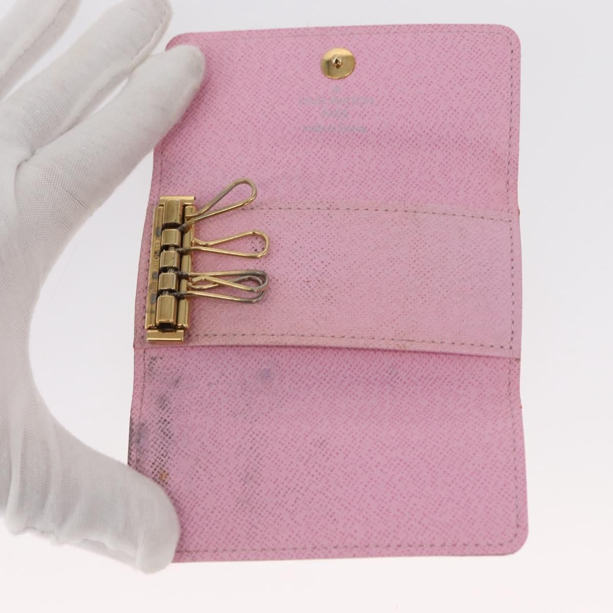 Louis Vuitton LOUIS VUITTON Monogram Multicolor Multicles 4 Key Case White M93731 Authentic 153417 Bag