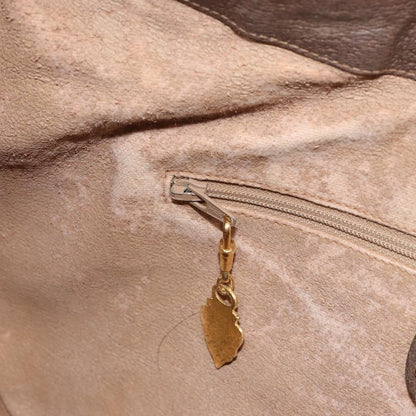 Gucci GUCCI GG Supreme Shoulder Bag PVC Beige Gold Authentic ep12173