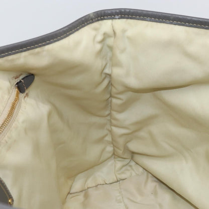 Prada PRADA Tote Bag Nylon Beige Gold Authentic 163284