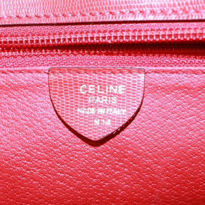 Celine CELINE Shoulder Bag Leather Red Authentic bs15049