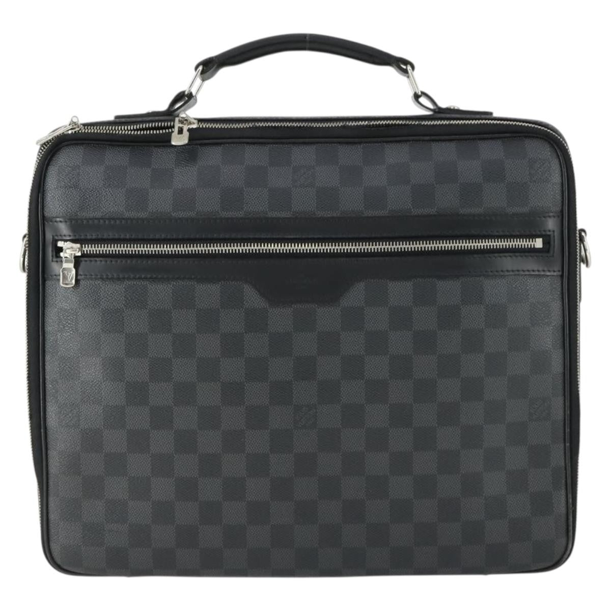 Louis Vuitton LOUIS VUITTON Damier Grafitte Steve Business Bag 2way N58030 LV Authentic ka2281