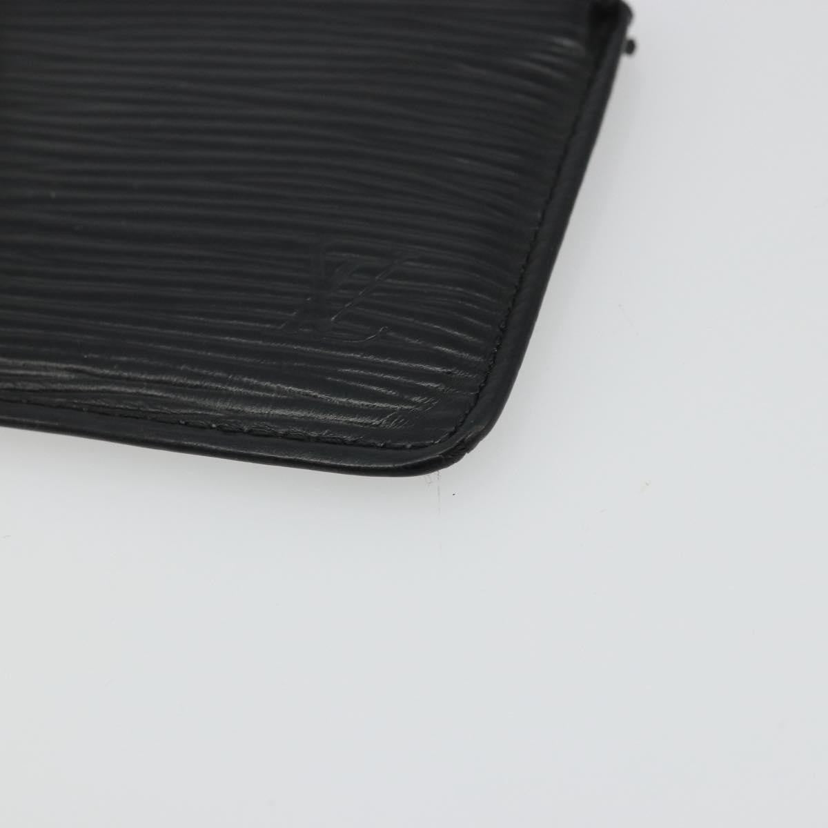 Louis Vuitton LOUIS VUITTON Epi Pochette Cles Coin Purse Black M63802 LV Authentic YKZ1632