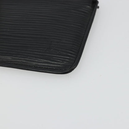 Louis Vuitton LOUIS VUITTON Epi Pochette Cles Coin Purse Black M63802 LV Authentic YKZ1632
