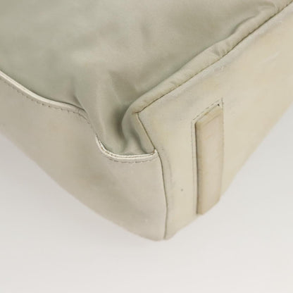 Prada PRADA Shoulder Bag Nylon Silver Gray Authentic 123869
