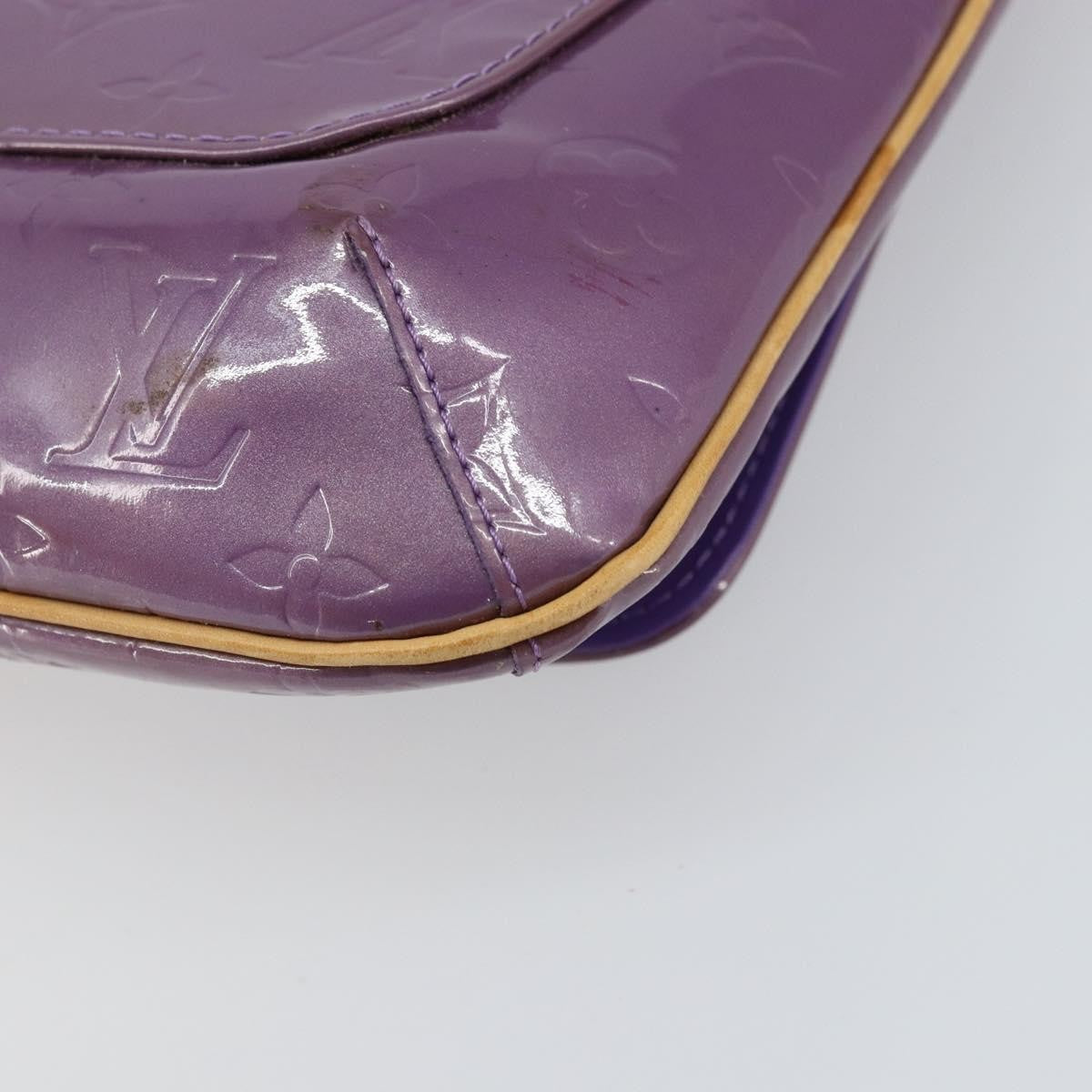 Louis Vuitton LOUIS VUITTON Monogram Vernis Thompson Street Bag Viole M91095 LV Authentic 161428