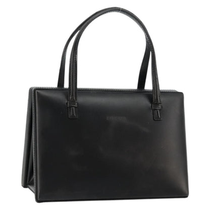 Loewe LOEWE Hand Bag Leather Black Gold Authentic bs34657