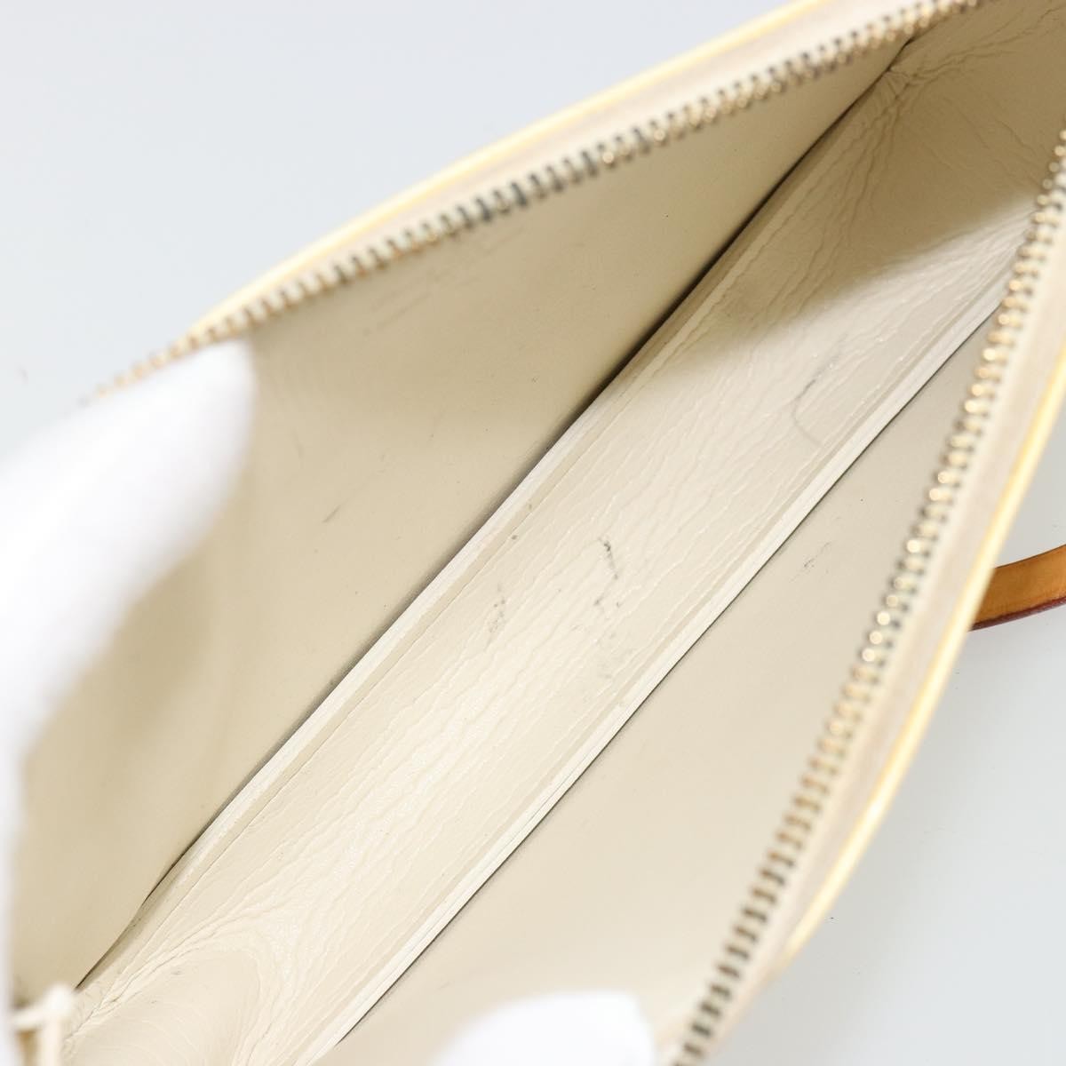 Louis Vuitton LOUIS VUITTON Monogram Vernis Lexington Pouch Beige M91010 LV Authentic mr2421 Bag