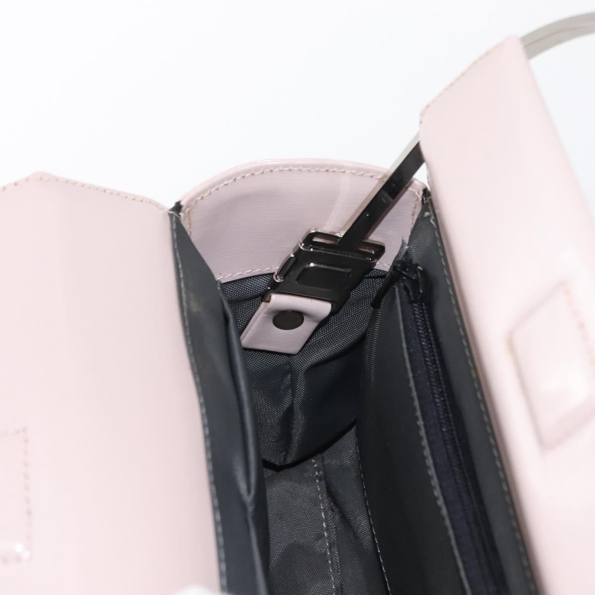 Givenchy GIVENCHY Hand Bag Leather Pink Silver Authentic bs30997