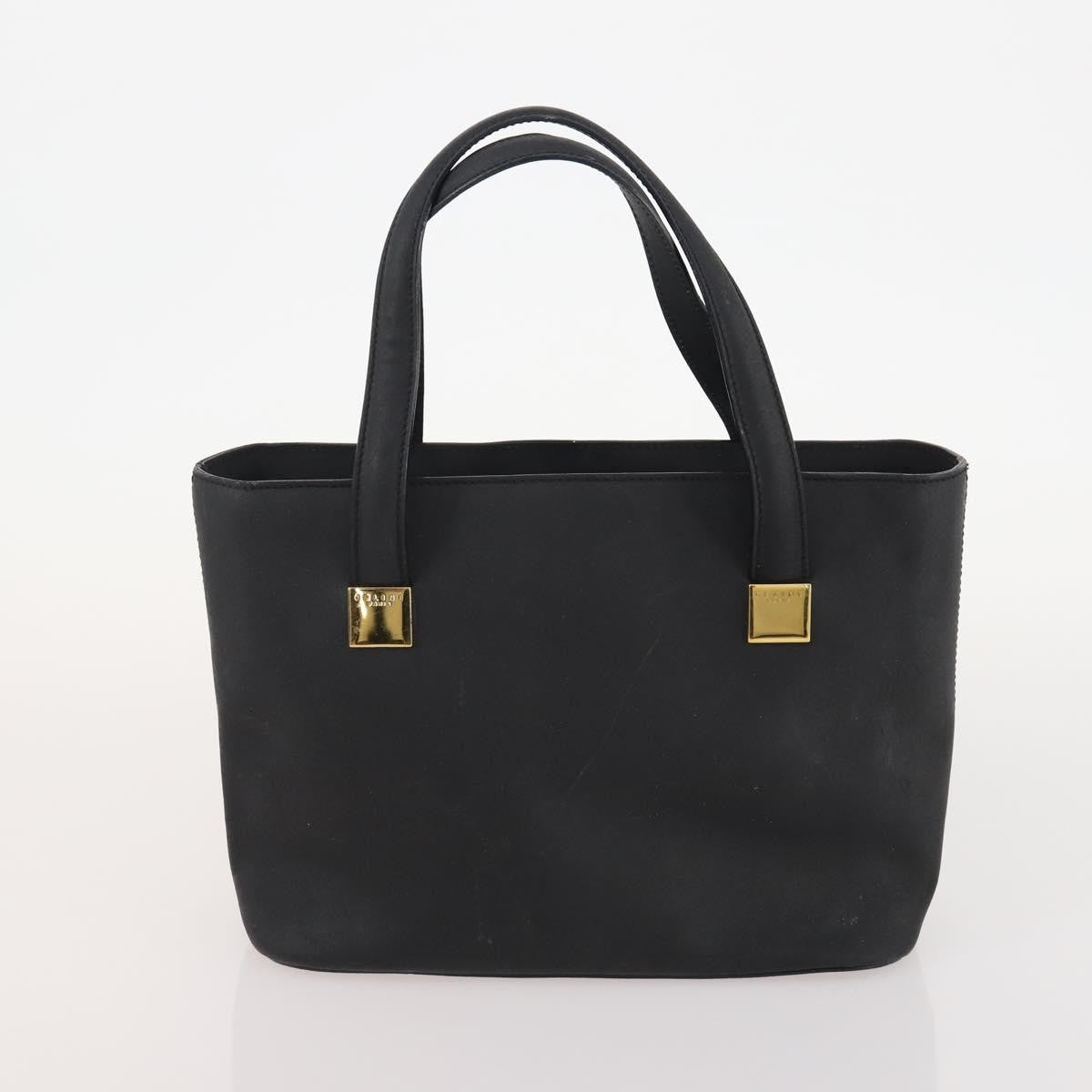 Celine CELINE Macadam Canvas Hand Bag PVC Leather 2 Set Brown Navy Authentic bs34088