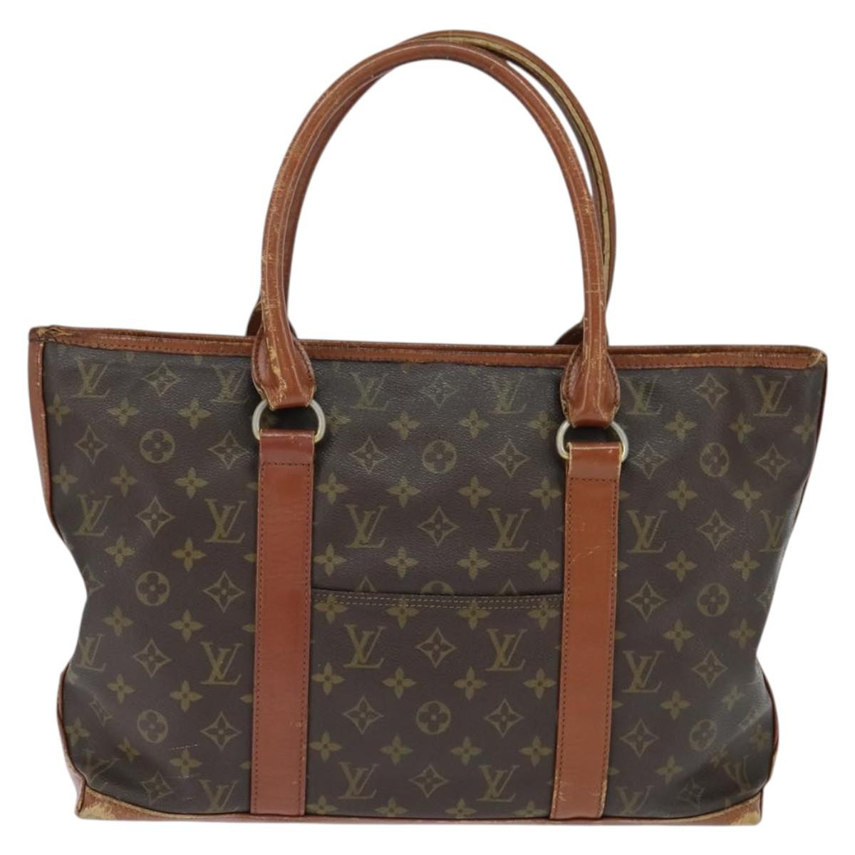 Louis Vuitton LOUIS VUITTON Monogram Sac Weekend PM Hand Bag M42425 LV Authentic 150361