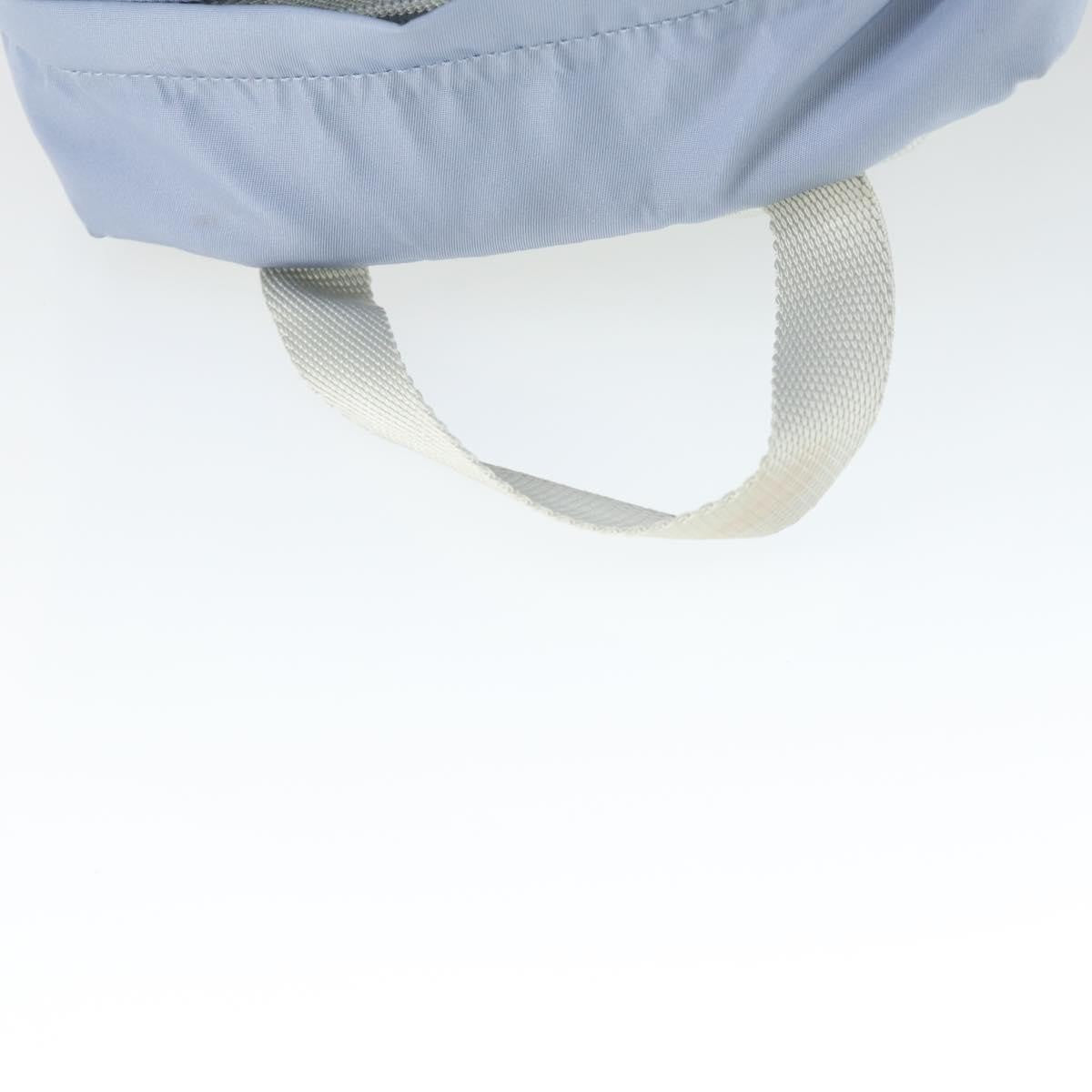 Prada PRADA Backpack Nylon Light Blue Silver Authentic 169576 Bag
