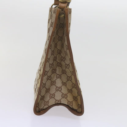 Gucci GUCCI GG Canvas Shoulder Bag Beige 110292 Authentic 61802