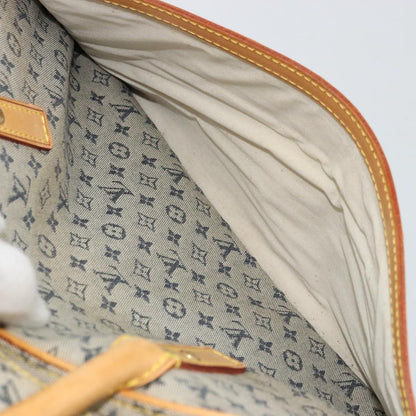 Louis Vuitton LOUIS VUITTON Monogram Mini Marie Hand Bag Blue M92003 LV Authentic ep14206