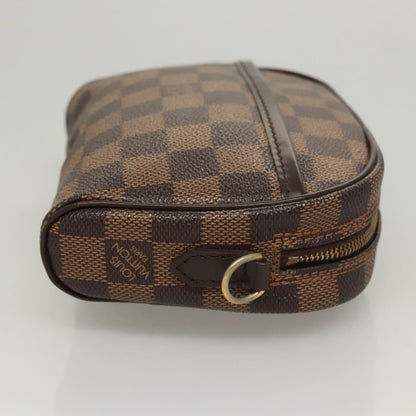 Louis Vuitton LOUIS VUITTON Damier Ebene Pochette Ipanema Shoulder Bag N51296 LV Authentic 120073