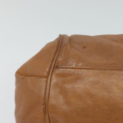 Chloé Chloé Chloe Hand Bag Leather 2way Brown Gold Authentic BA590
