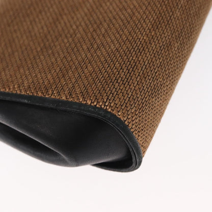 Gucci GUCCI Shoulder Bag Canvas Gold Brown Authentic ka1072