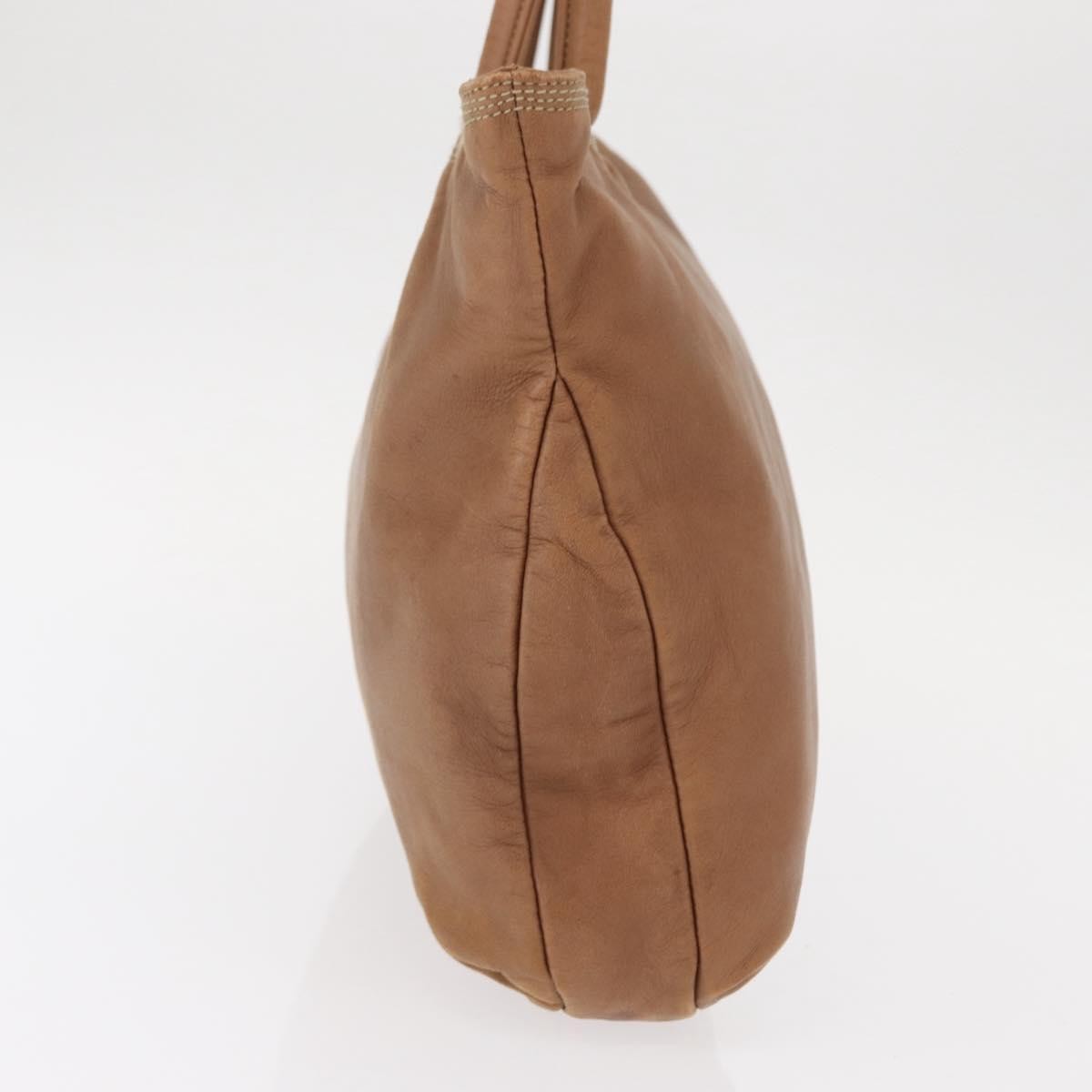 Loewe LOEWE Anagram Tote Bag Leather Brown Gold Authentic 151671