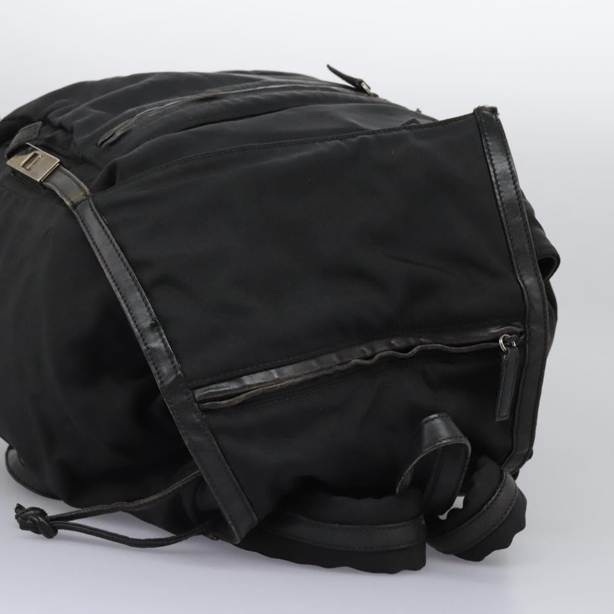 Gucci GUCCI Backpack Nylon Black Authentic 117288 Bag