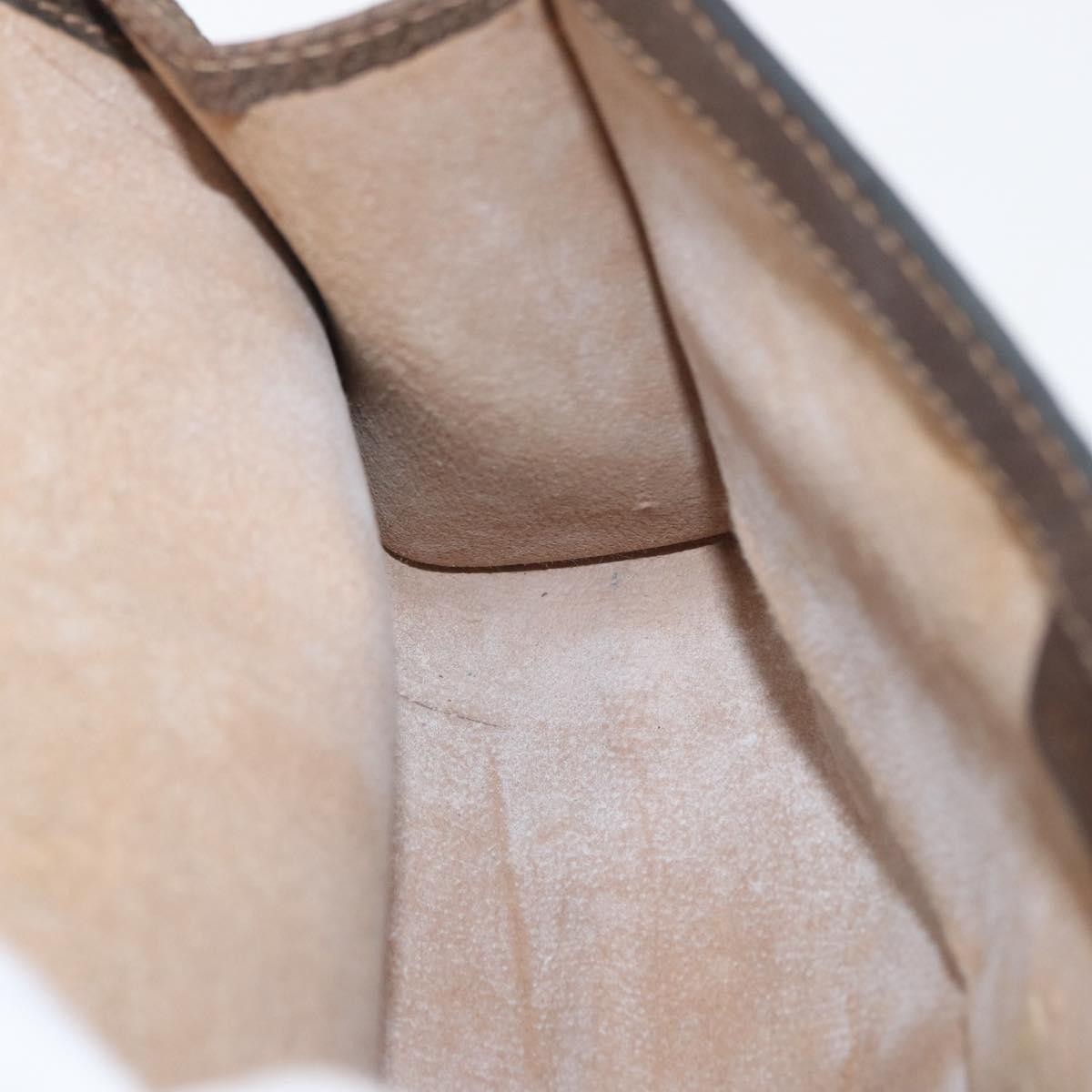 Gucci GUCCI GG Supreme Web Sherry Line Bag PVC Beige Gold 67 039 3087 Authentic 173857