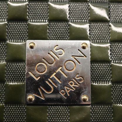 Louis Vuitton LOUIS VUITTON Damier Vernis Club Bag Green Petrol Blue M92128 LV Authentic BA5815